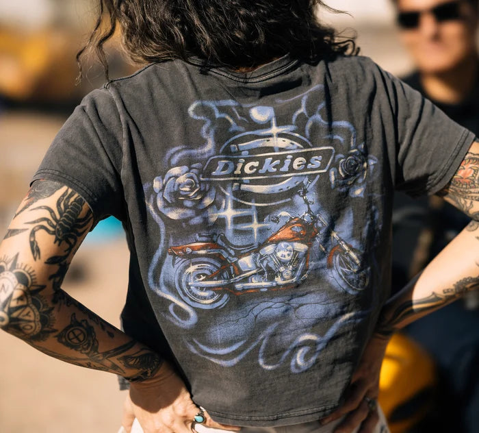 Harley-Davidson® Women's Dickies x H-D Vintage Softail Boxy Crop Tee