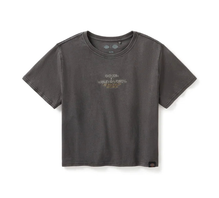 Harley-Davidson® Women's Dickies x H-D Vintage Softail Boxy Crop Tee