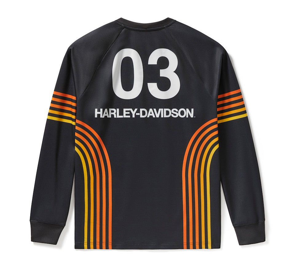 Harley-Davidson® Men's H-D® TECH Racing Jersey - Harley Black