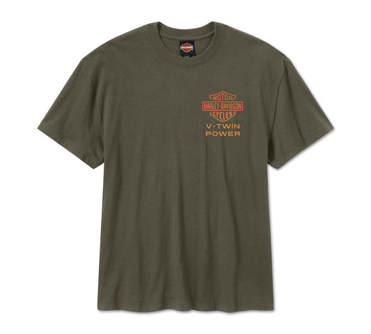 Harley-Davidson® Men's H-D Engine Twins Short Sleeve Tee