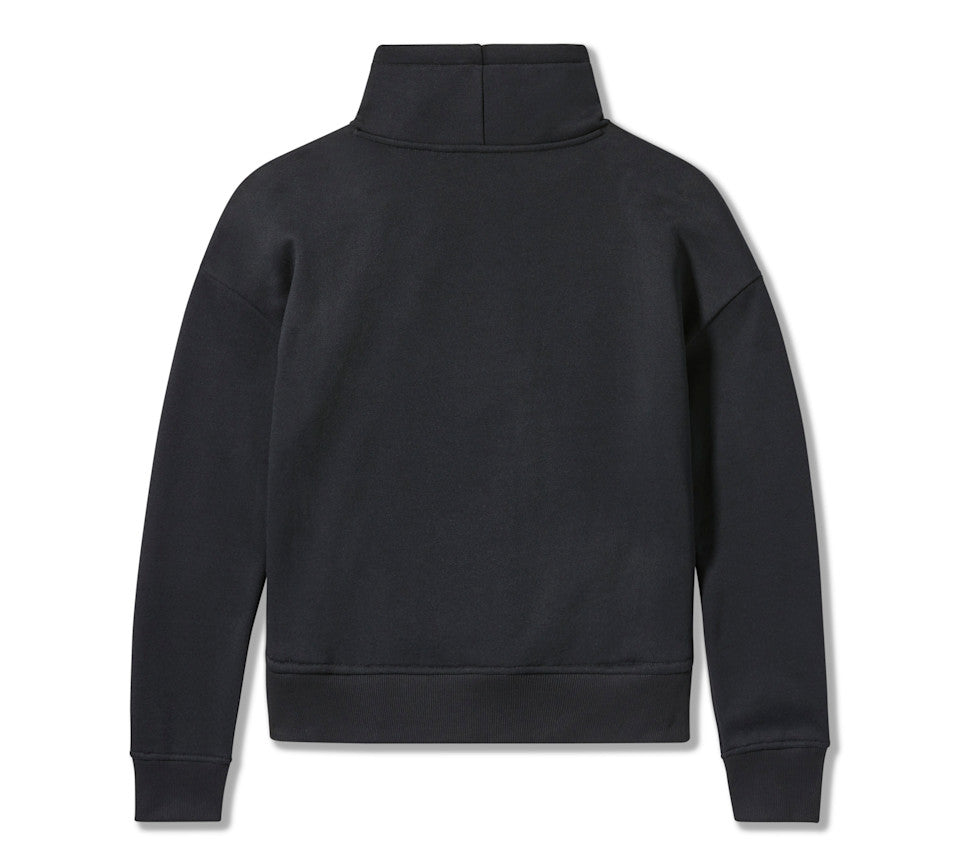 Harley-Davidson® Women's Essential Bar & Shield Funnel Neck Pullover - Harley Black