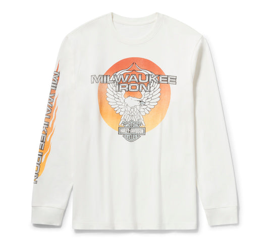 Harley-Davidson® Men's Milwaukee Iron Eagle Long Sleeve Tee