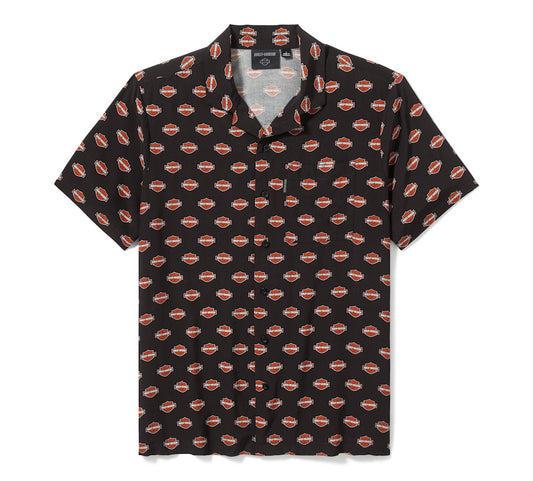 Harley-Davidson® Men's Bar & Shield Aloha Shirt