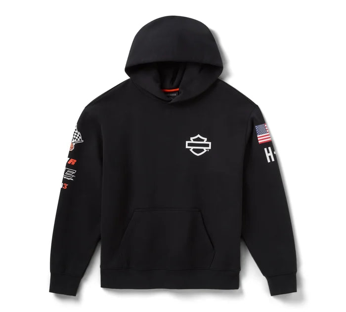 Harley-Davidson Herren Kapuzenpullover Mit Willie G Totenkopf-Logo – Superweicher Hoodie