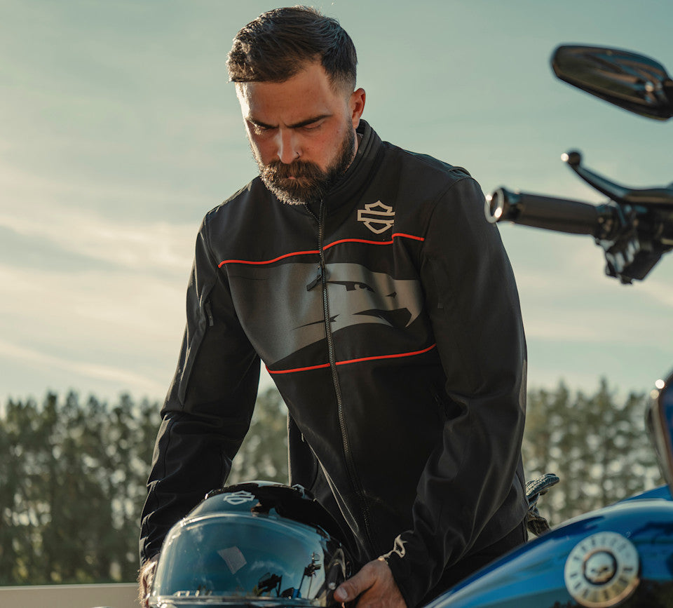 Harley-Davidson® Men's Screamin' Eagle Soft Shell Riding Jacket