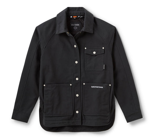 Harley-Davidson® Women's Willie G Skull Curved Hem Riding Jacket