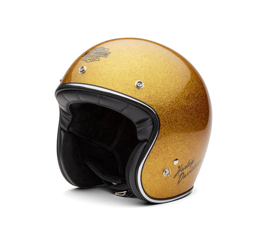 Harley-Davidson® H-D Ace C02 3/4 Helmet - Gloss - Gold Flake