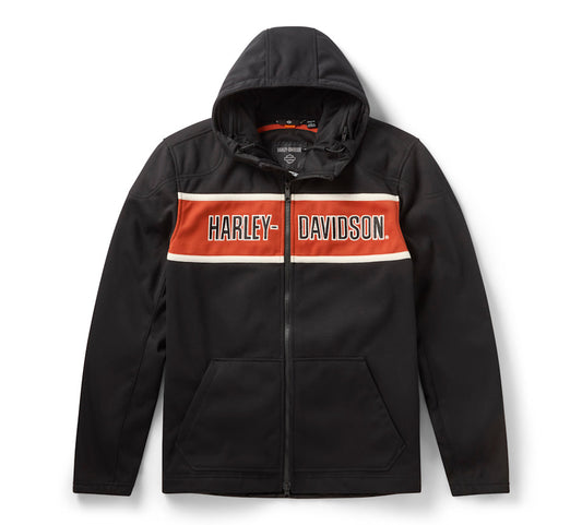 Harley-Davidson® Men's H-D Trenton Deflector 2.0 Hooded Riding Fleece