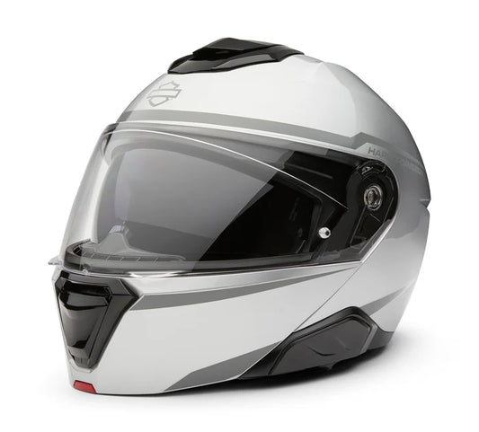 Harley-Davidson® H-D Capstone Sun Shield III H35 Modular Helmet - Matte - Metallic Silver