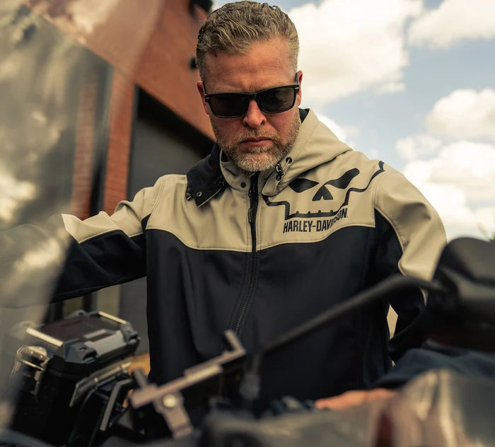 Harley-Davidson® Men's Willie G Skull Water Repellent Softshell Jacket
