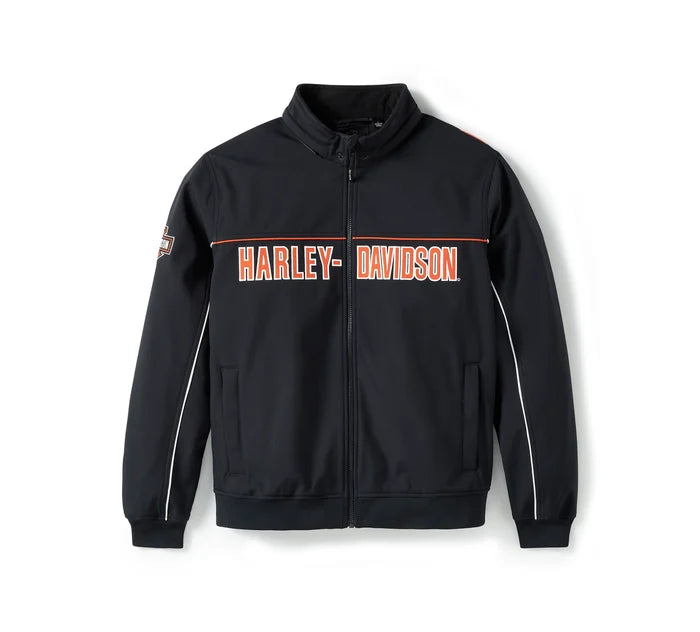 Harley-Davidson® Men's Idyll Windproof Soft Shell Jacket - Harley Black