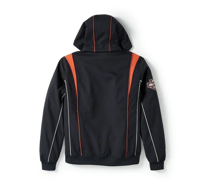 Harley-Davidson® Men's Idyll Windproof Soft Shell Jacket - Harley Black