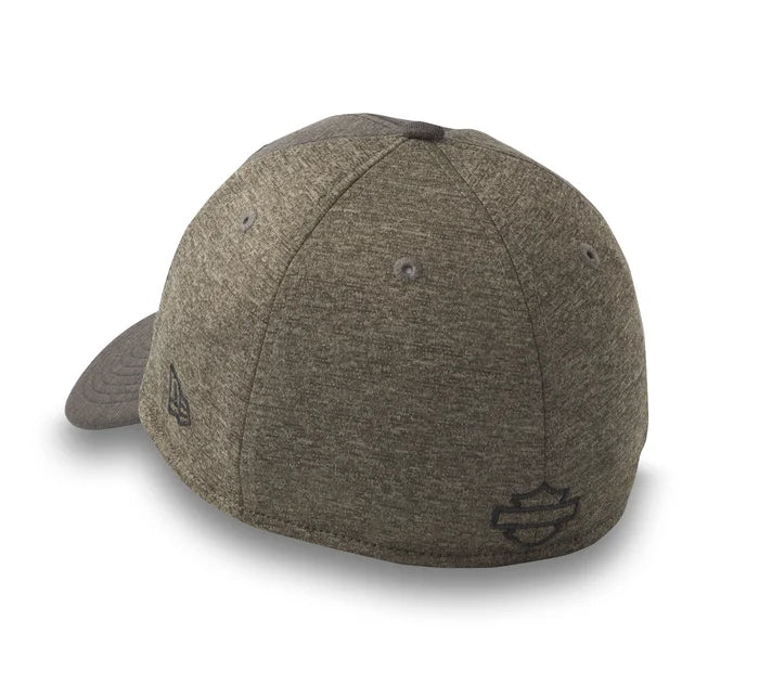 Harley-Davidson® Drop H 39THIRTY Shadowtech Heather Stretch-Fit Cap - Dark Charcoal