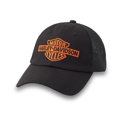 Harley-Davidson® H-D Oil Can Bar & Shield Stretch-Fit Cap - Harley Black
