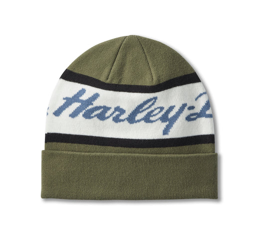 Harley-Davidson® H-D Script Beanie - Grape Leaf