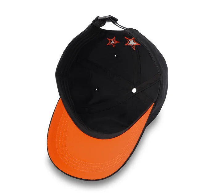 Harley-Davidson® Women's Three Stars Bar & Shield Adjustable Cap - Harley Black