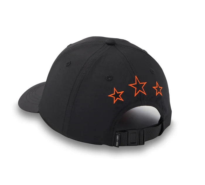 Harley-Davidson® Women's Three Stars Bar & Shield Adjustable Cap - Harley Black