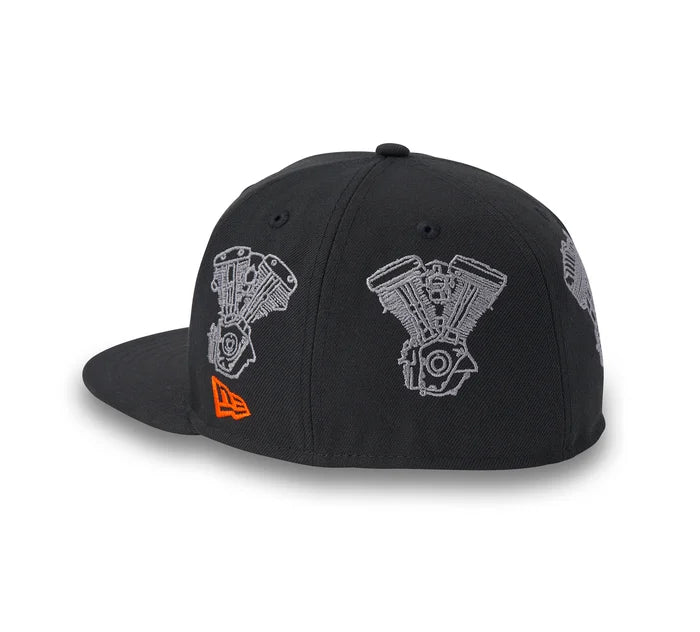 Harley-Davidson® V-Twin Engine 59FIFTY Cap - Harley Black