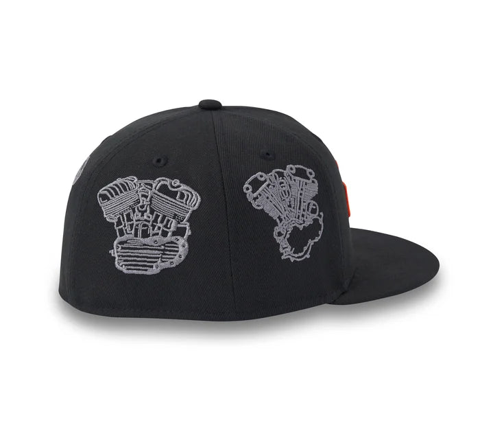 Harley-Davidson® V-Twin Engine 59FIFTY Cap - Harley Black