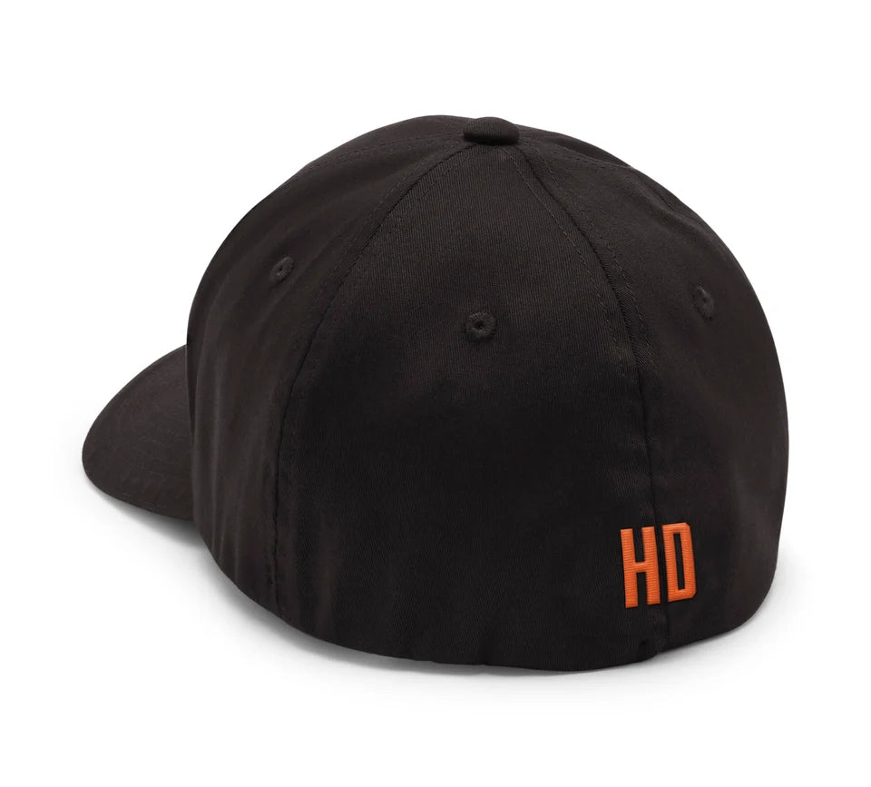 Harley-Davidson® Apex Softail Stretch Fit Baseball Hat - Harley Black