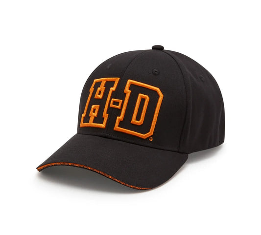 Harley-Davidson® H-D® Softail Stretch Fit Baseball Hat - Harley Black