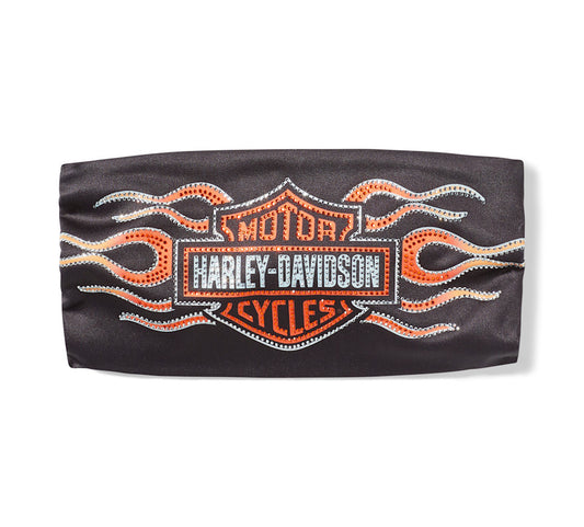 Harley-Davidson® Women's Vintage Flames Headband - Harley Black