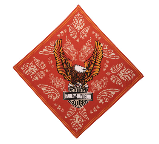 Harley-Davidson® Classic Eagle Bandana - Vintage Orange