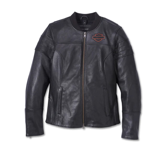 Harley-Davidson® Women's Miss Enthusiast 2.0 Leather 3-in-1 Riding Jacket
