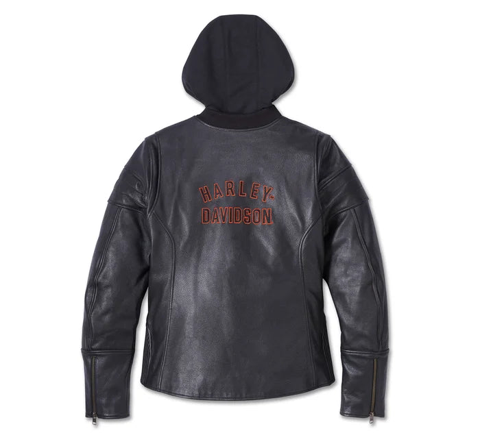 Harley-Davidson® Women's Miss Enthusiast 2.0 Leather 3-in-1 Riding Jacket