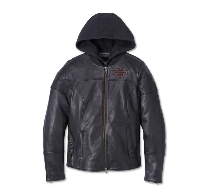 Harley-Davidson® Women's Miss Enthusiast 2.0 Leather 3-in-1 Riding Jacket