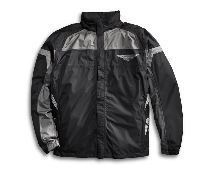 Harley-Davidson® Rain Suit, Full Speed Winged B&S Reflective Suit