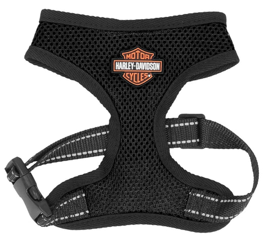 Harley-Davidson® Bar & Shield Pet Harness - Black