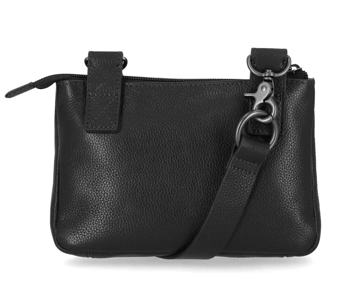 Harley-Davidson® Eyelet Hip Bag - Black