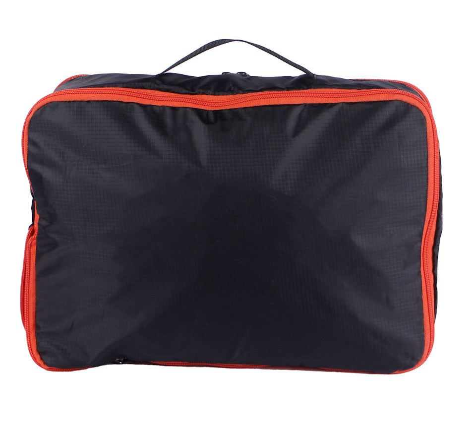 Harley-Davidson® 3 Piece Expandable Packing Cube Set - Orange/Black