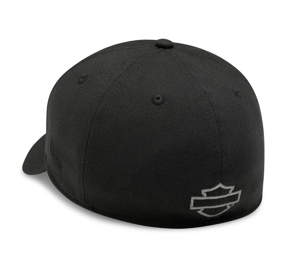 Harley-Davidson® Men's Tonal Logo 39THIRTY Cap - Black
