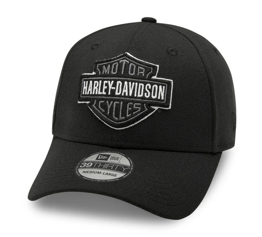 Harley-Davidson® Men's Tonal Logo 39THIRTY Cap - Black