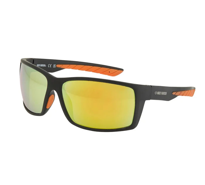Harley-Davidson® STONE-WASHED Sport Performance Men's Sunglasses - Matte Black