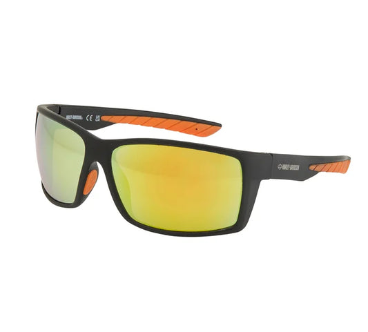 Harley-Davidson® STONE-WASHED Sport Performance Men's Sunglasses - Matte Black