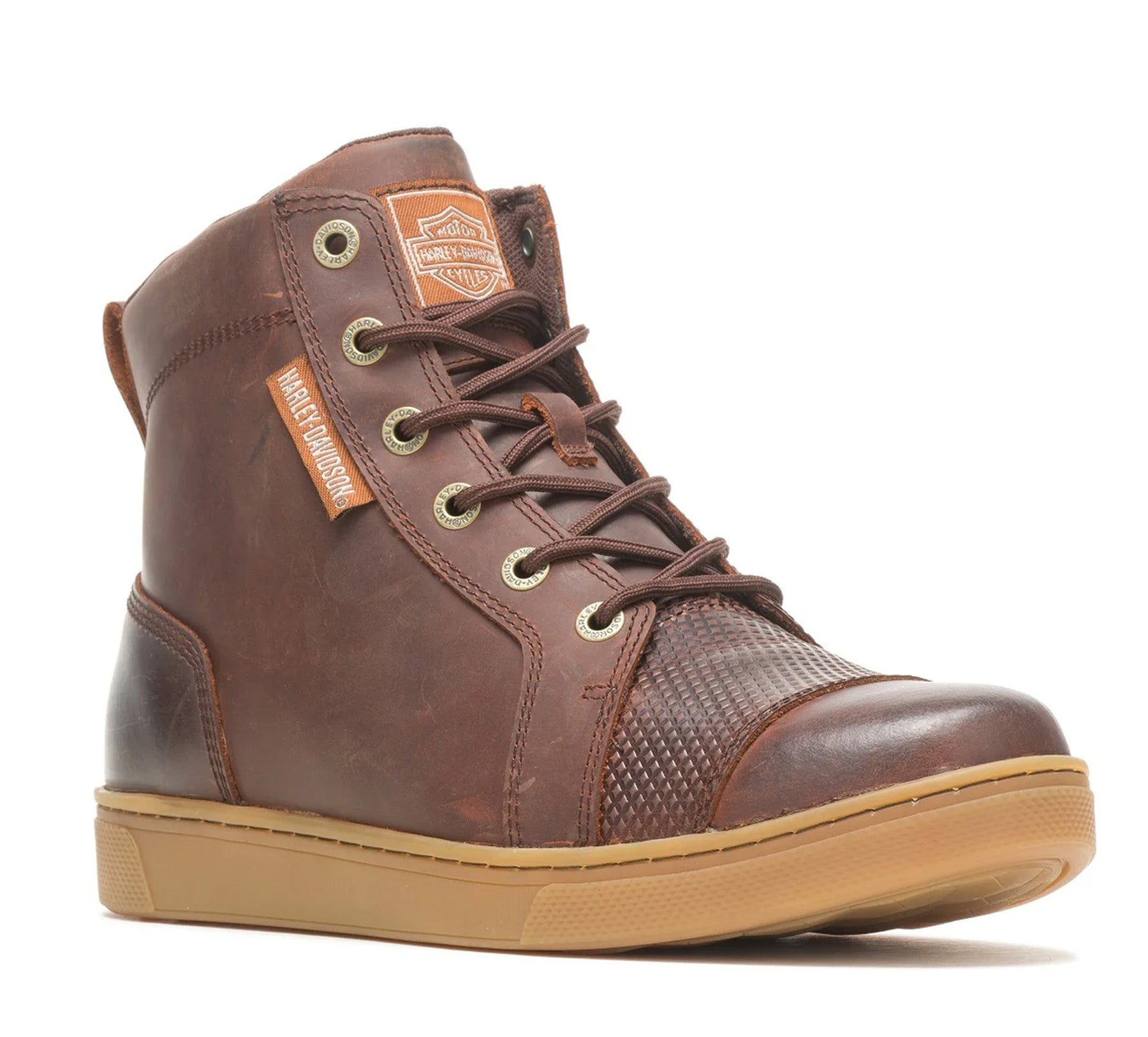 Harley-Davidson® Men's Breman Brown Motorcycle Sneaker Boots