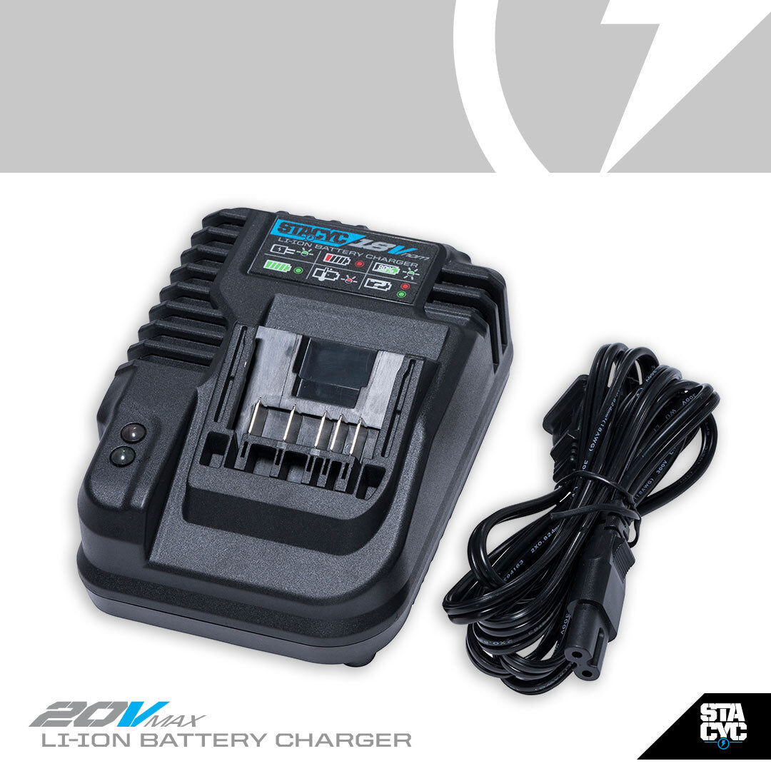 STACYC Replacement 18V Smart Battery Charger