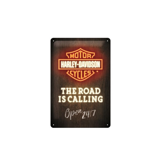 Harley-Davidson® Medium Tin Sign - Road Is Calling