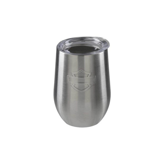Harley-Davidson® Silhouette B&S Stainless Steel Wine Tumbler