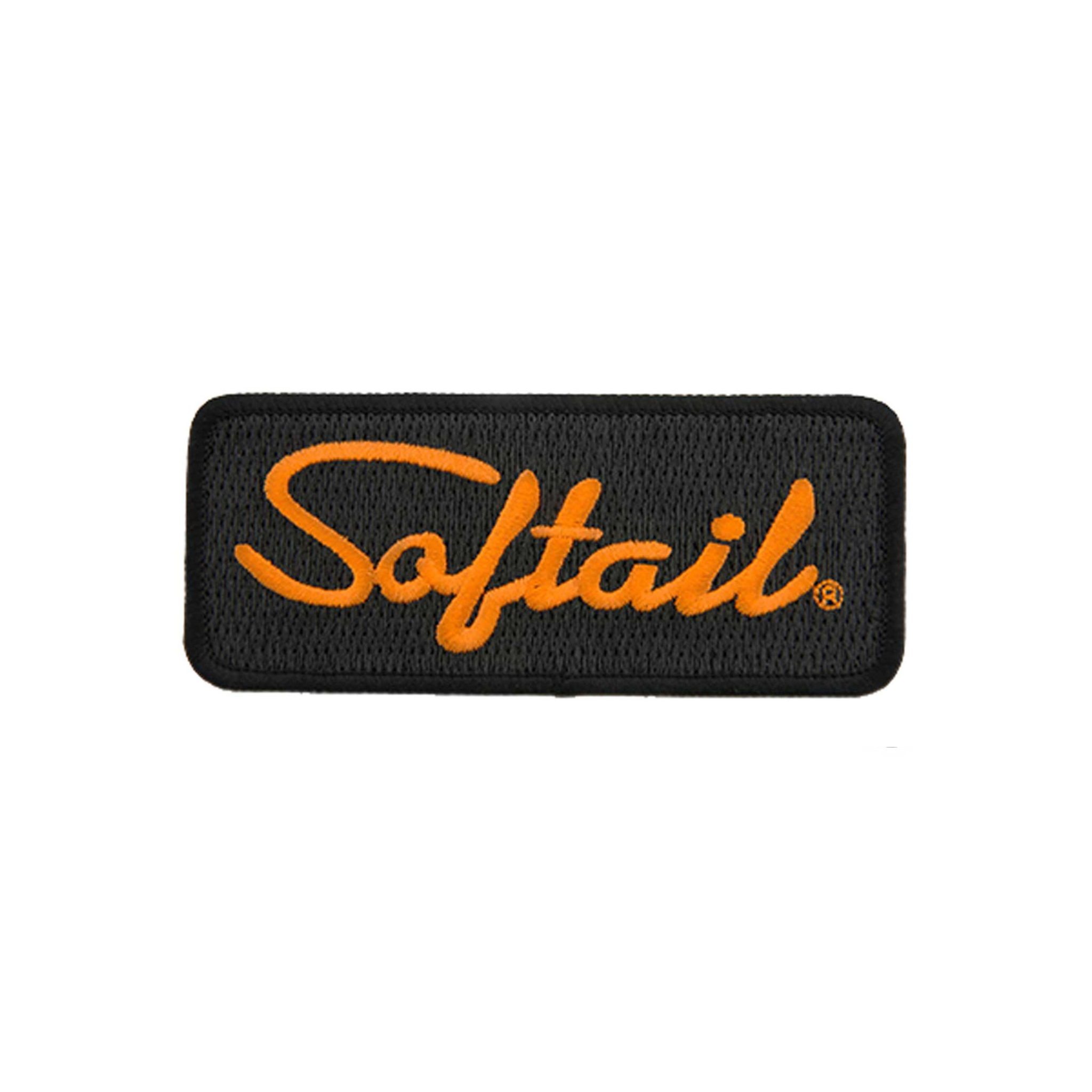 HarleyDavidson® 4.125 inch Embroidered Softail Emblem SewOn Patch