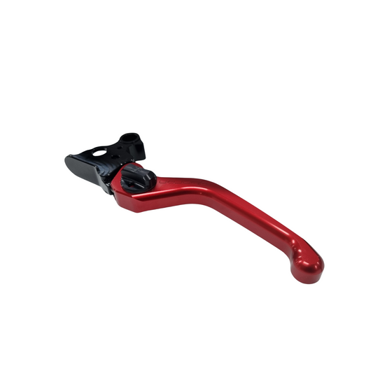 OBERON Harley-Davidson® Standard Adjustable Clutch Lever – Softail '15-'24 - Red Blade/Black Switches