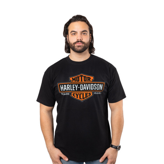 Gasoline Alley Harley-Davidson® Elongated Bar & Shield Dealer Tee - Black