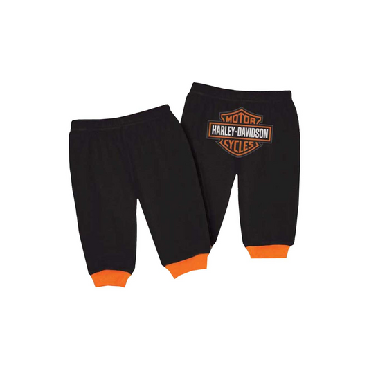 Harley-Davidson® Baby Boys' Interlock Bar & Shield Logo Pants-Black