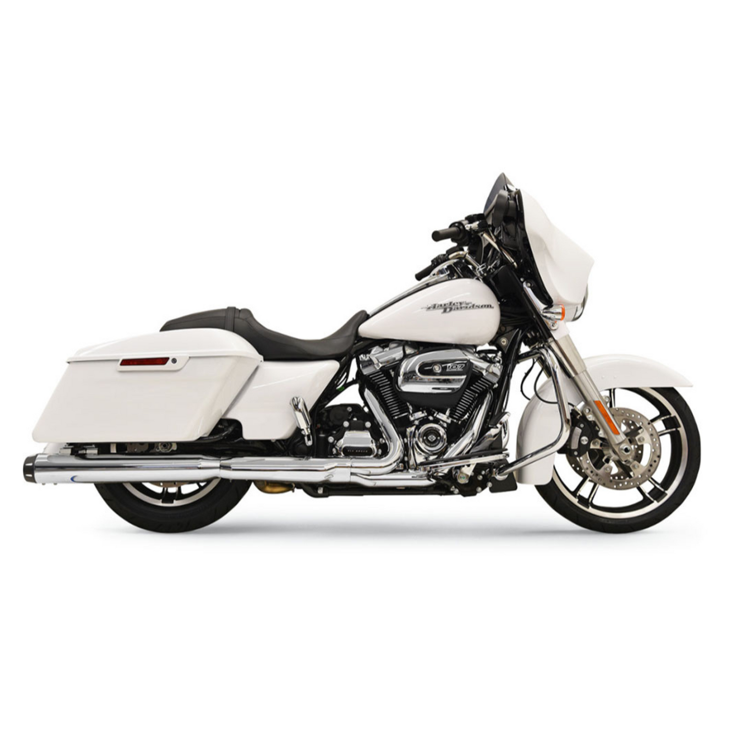 Bassani - Quick Change Mufflers 4" – Chrome - Milwaukee-Eight Touring '17-'23