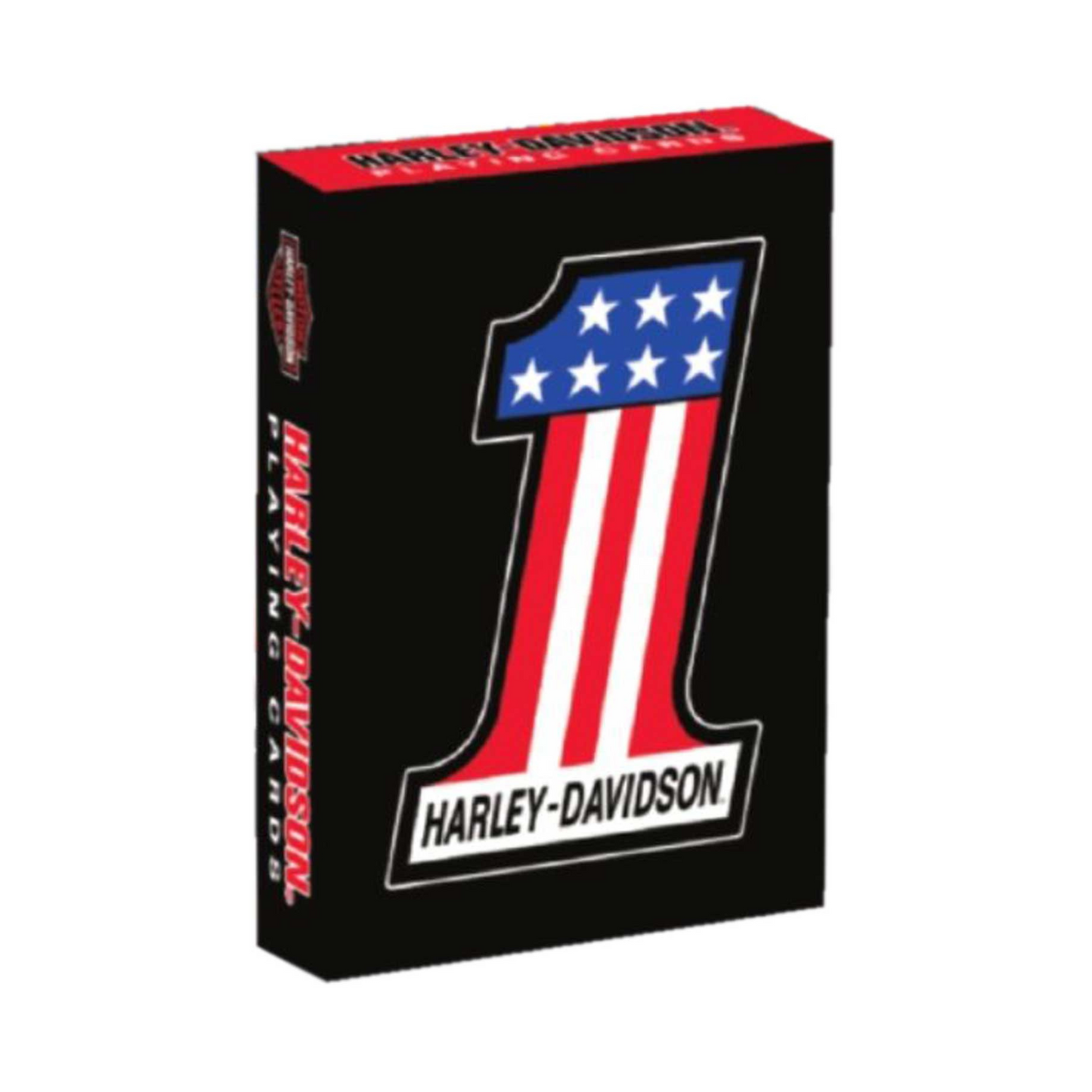 Harley-Davidson® #1 RWB Logo Standard Size Premium Playing Card Deck