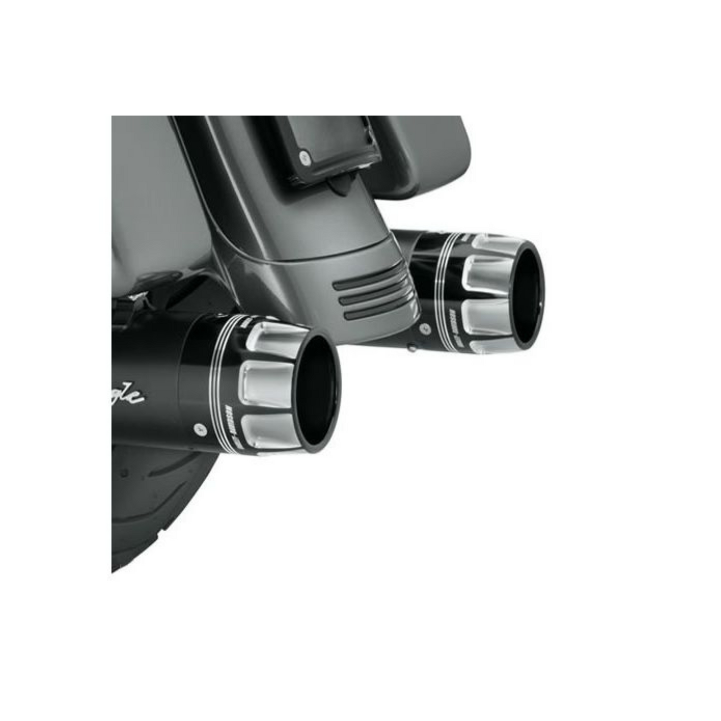 Harley-Davidson® Burst 4" End Caps