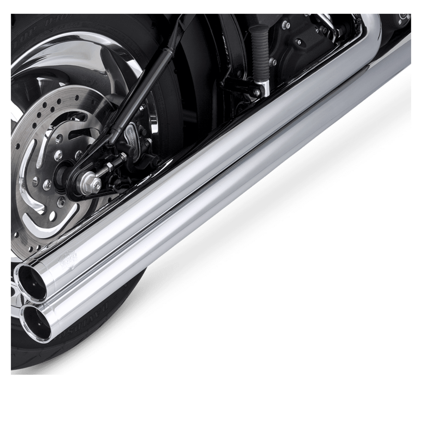 Vance & Hines Big Shots Long - Chrome - Softail '12-'17